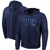 Men's Tennessee Titans Majestic Hyper Stack Full Zip Hoodie Navy,baseball caps,new era cap wholesale,wholesale hats